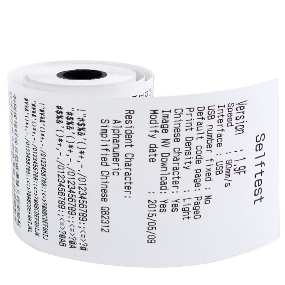 2 1/4" x 50' Thermal Paper Credit Card Cash Register POS Receipt Paper BPA Free