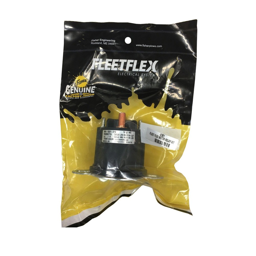 Genuine Fisher 42901 Fleet Flex Snowplow Motor Relay Solenoid | Western 42901