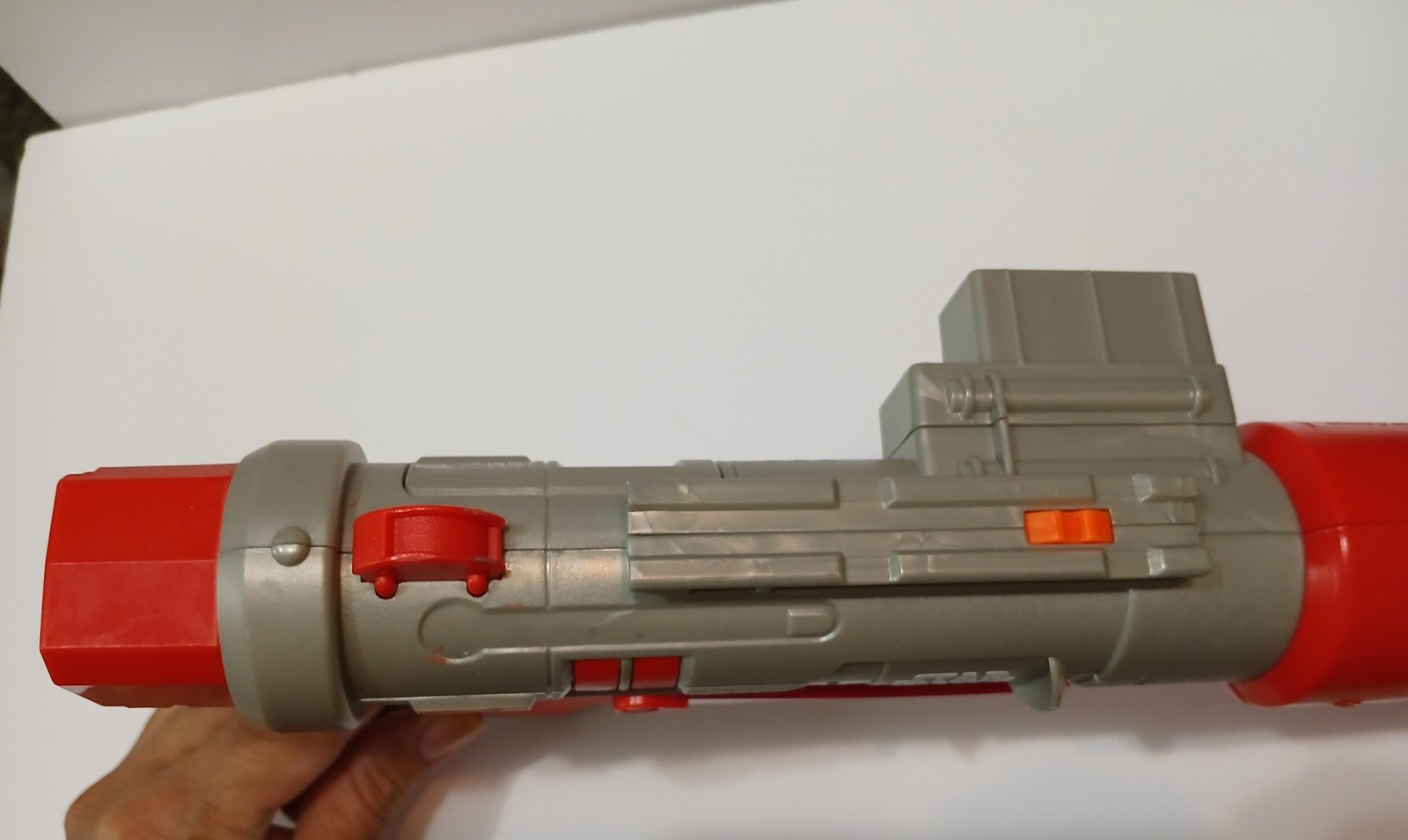 Disney Star Wars Red Gray Light Up Blaster Toy Gun Space Weapon Kids Roleplay