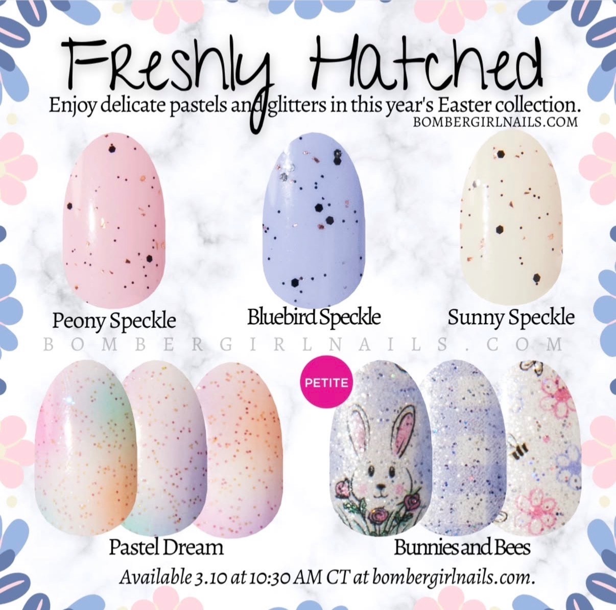 🐣Color Street nail polish strips~ Freshly Hatched ~ 2026 Easter, Bunny, Spring