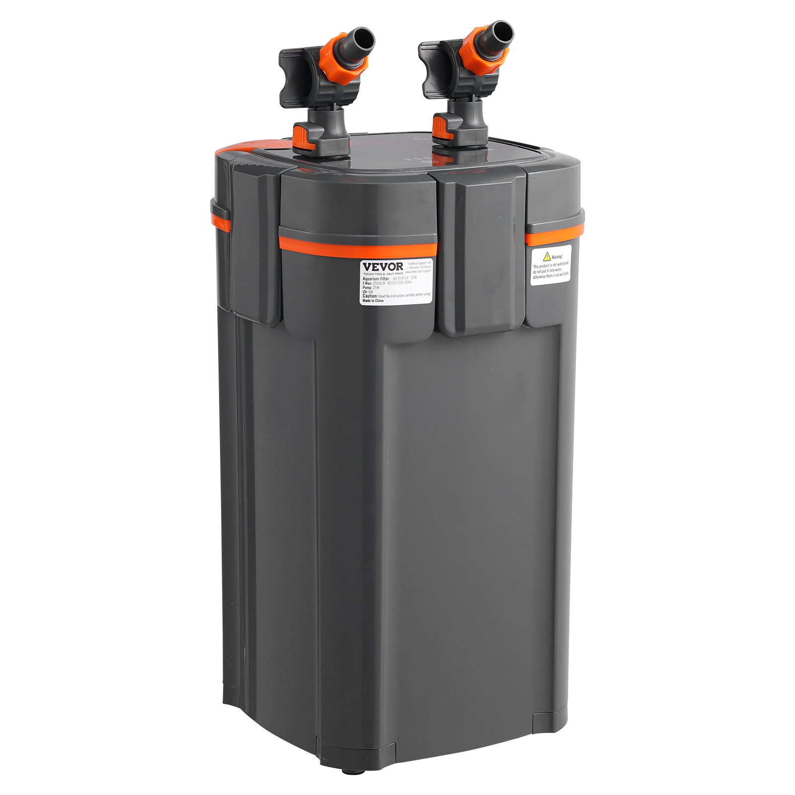 VEVOR 100 Gallon Aquarium Canister Filter 12w UV Lamp Fish Tank Quiet