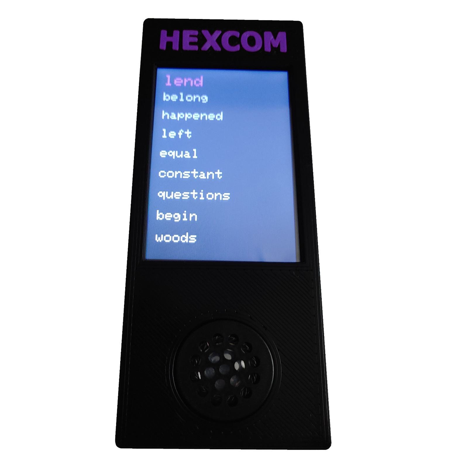 HexCom - WordBank Word Generator Ghost Hunting Equipment Paranormal Kit EMF