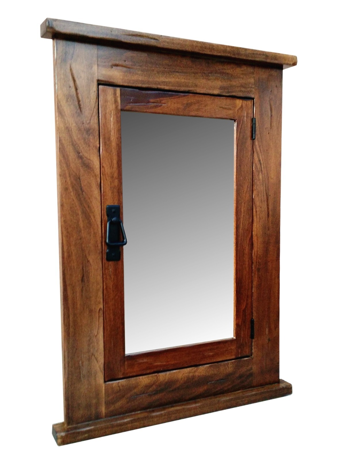 Rustic Mission Recessed Medicine Cabinet / Medium Finish / Handcrafted