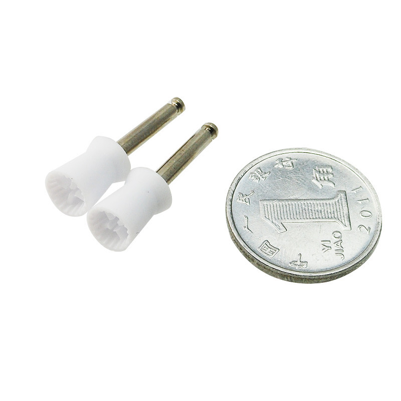 100 Pcs Dental Prophy Polishing Brush Nylon Bristle Flat/Tapered Prophylaxis RA