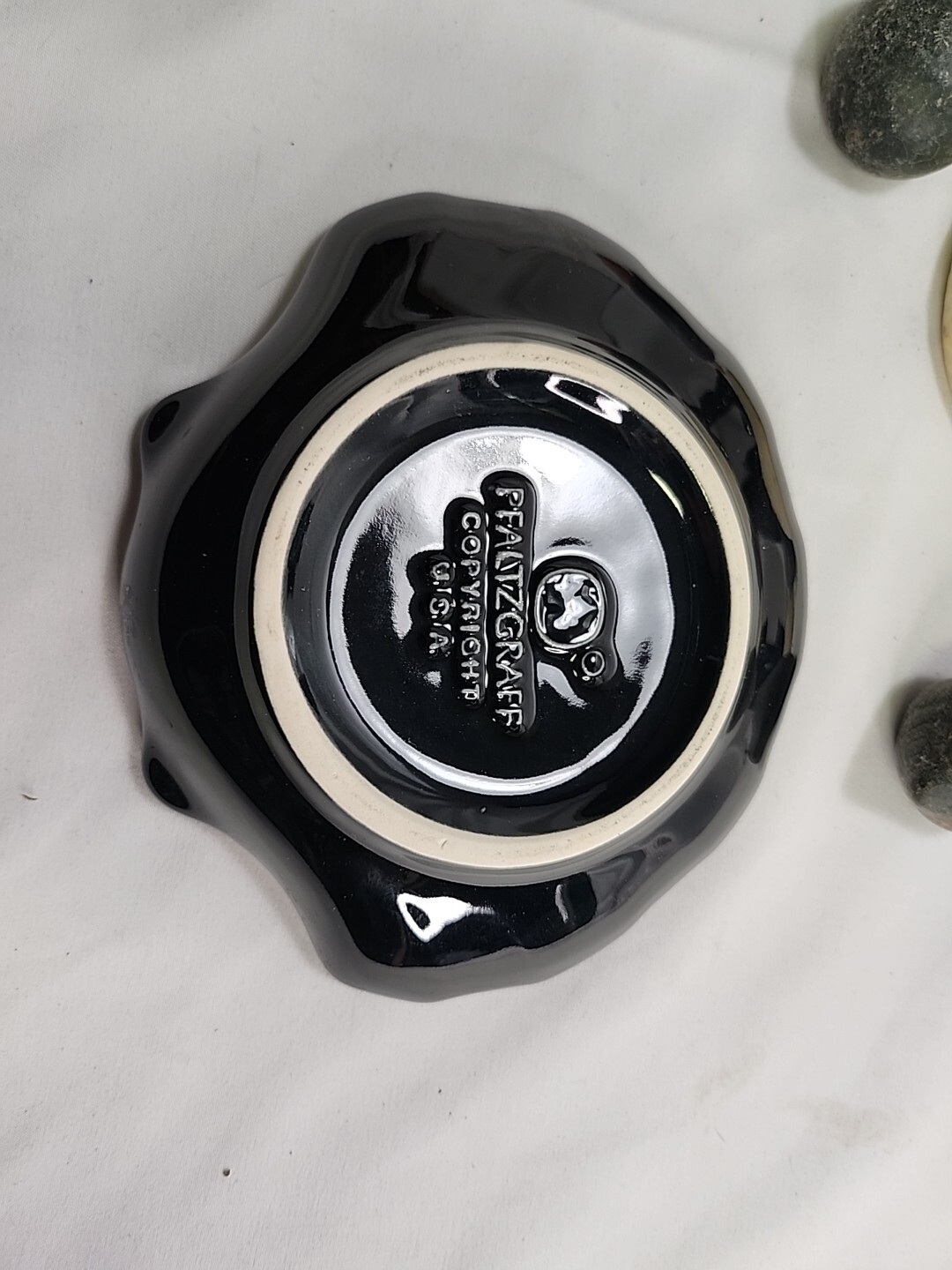 1980's Pfaltzgraff Swan Towel Holder Seashell Toothpaste Hand soap Bathroom Set