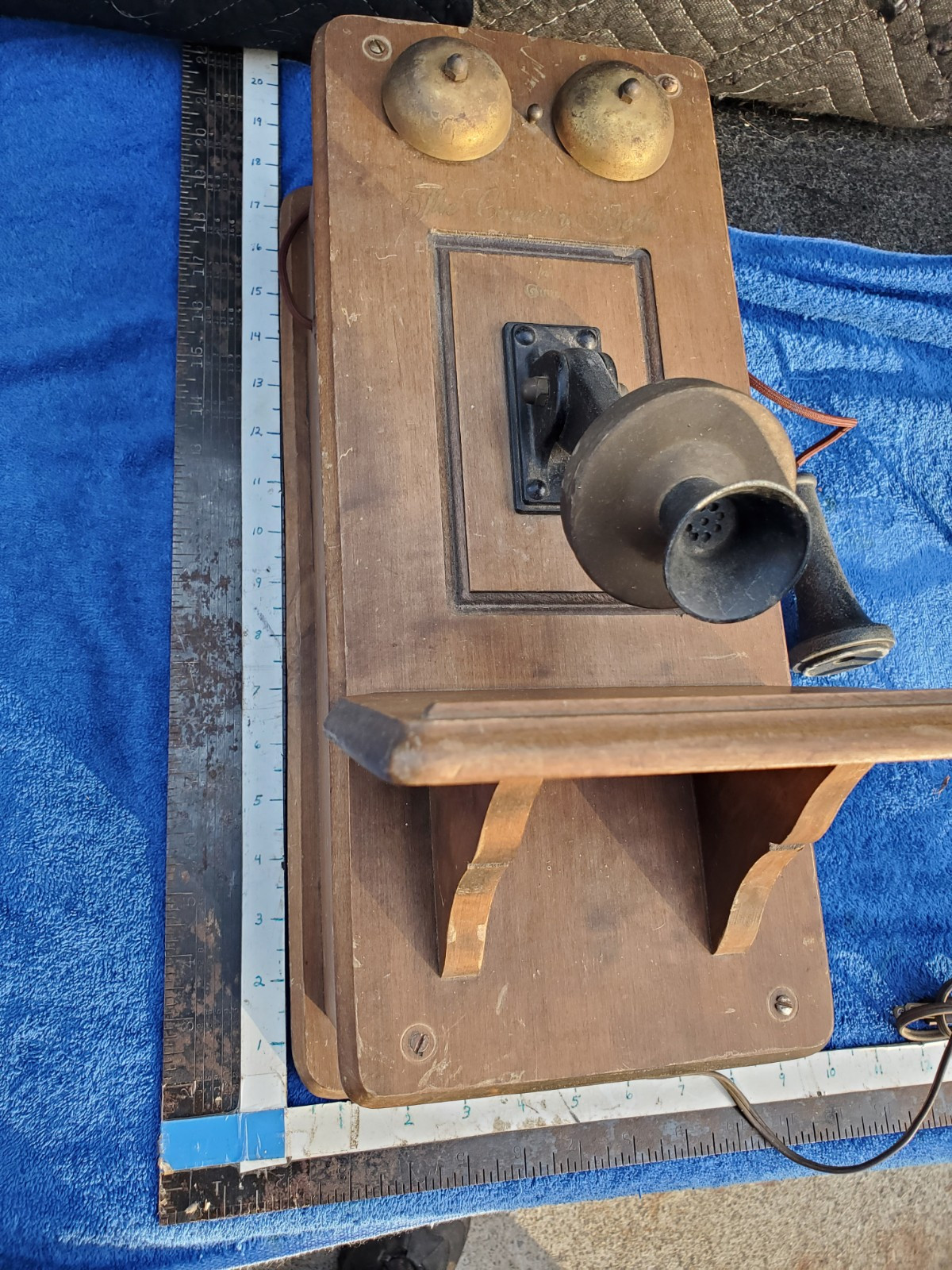 Antique Tube Radio Receiver Wall Telephone The Country Belle By Guild