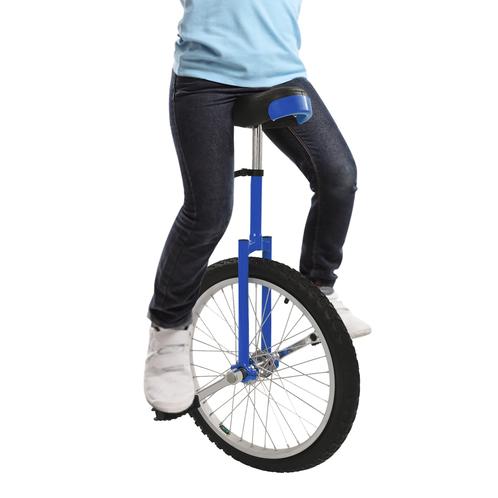 USED 20 Inch Wheel Outdoor Unicycle with Steel Frame,Leakproof Tire,Adjustable H