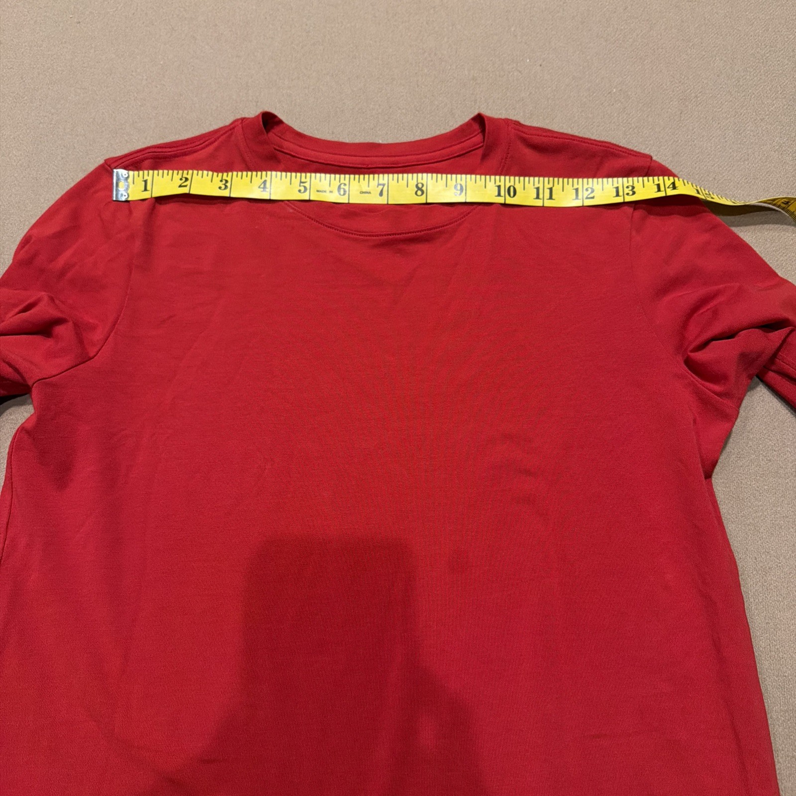 EXCELLENT CONDTN- Lululemon Love Long Sleeve Shirt Red Size 4 ($58)