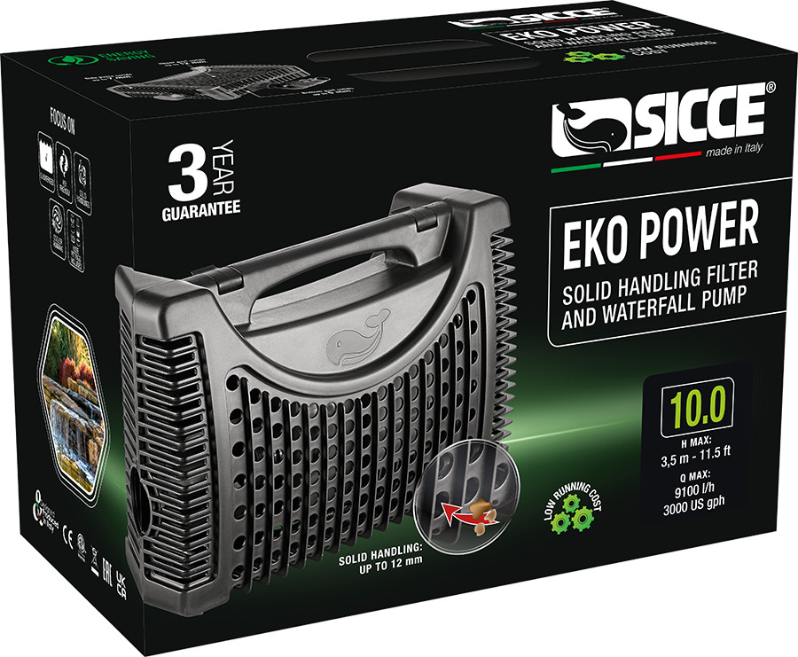 Sicce EKO Power Pond Pump Koi Friendly (OVERSTOCK) BELOW COST