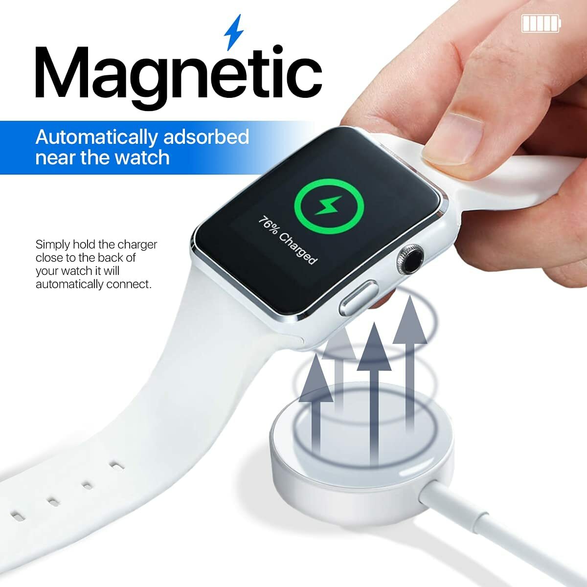 Magnetic USB Charging Cable Charger For Apple Watch iWatch Series 2/3/4/5/6/SE/7