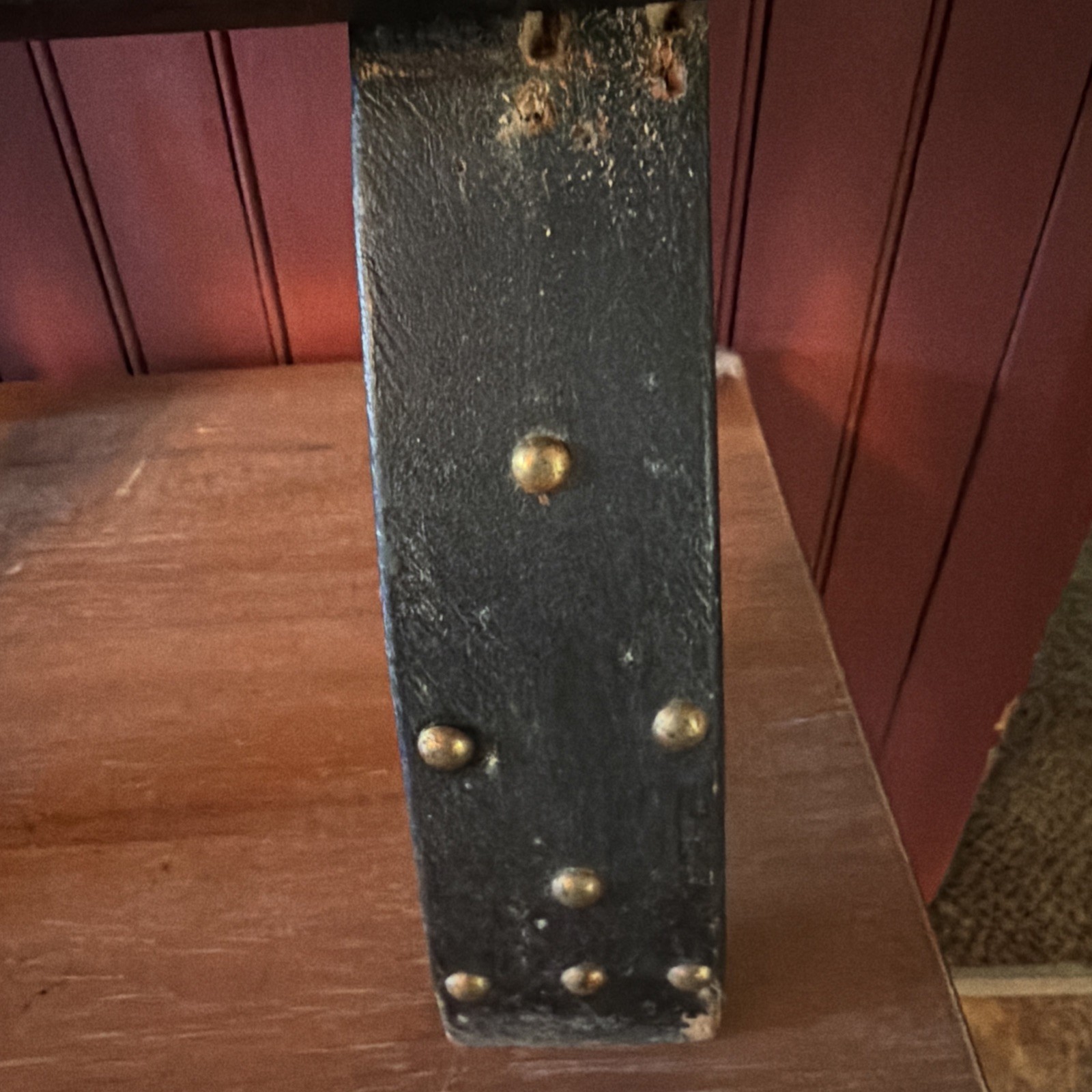 Vintage TURKISH Camel Head Pommel Padded Saddle Stool, Footstool. 23.5” X 18.5”.