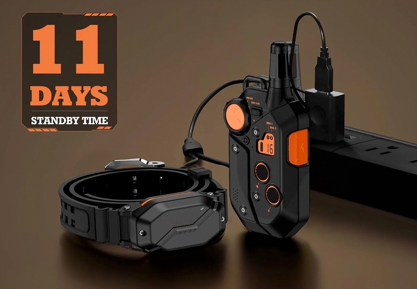 Long Range Dog Training Collar 910Pro (3/4 Mile) (Black)