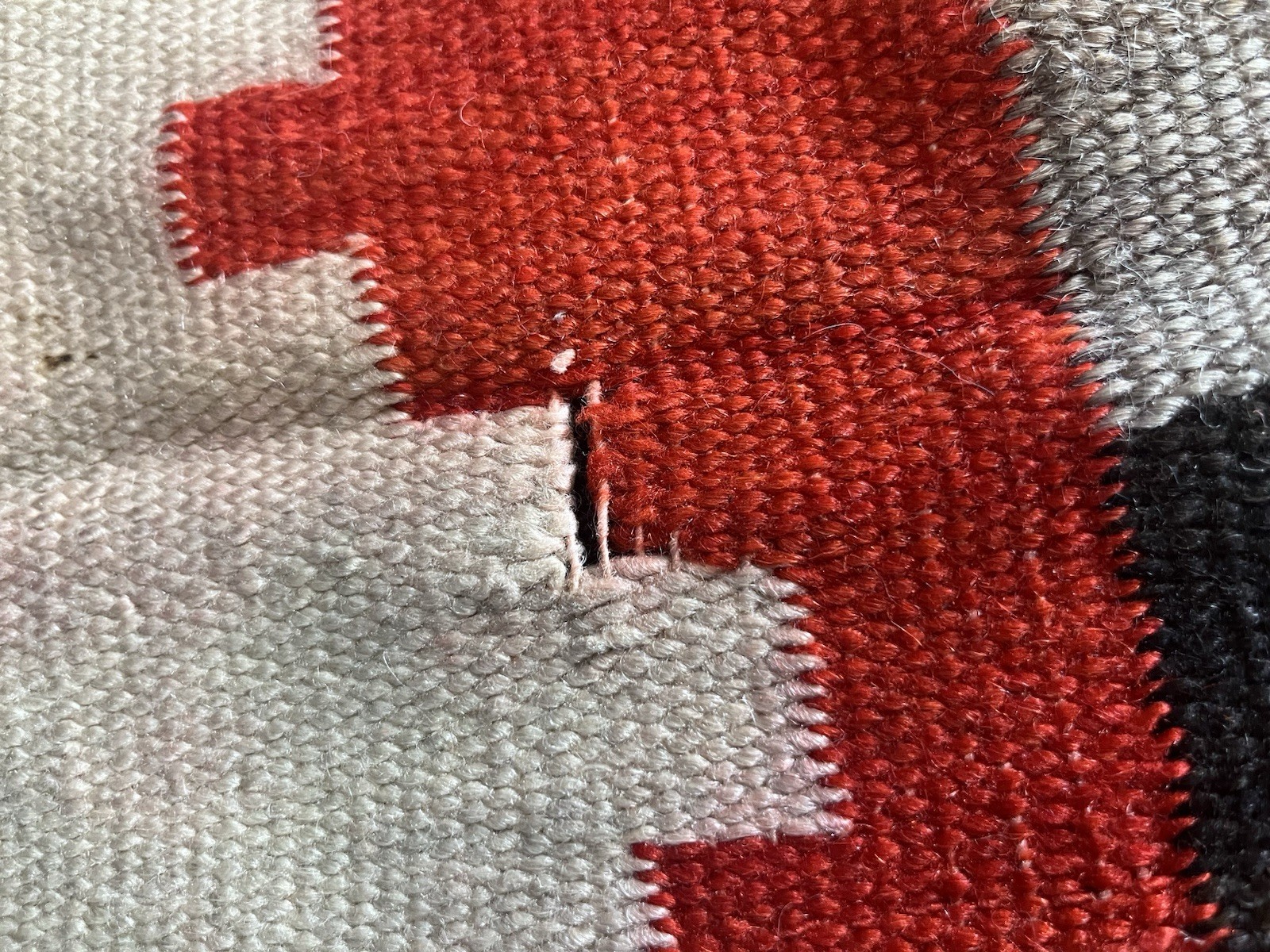 Antique Estate Navajo Ganado Weaving Approximately 72” X 49” Just $399!