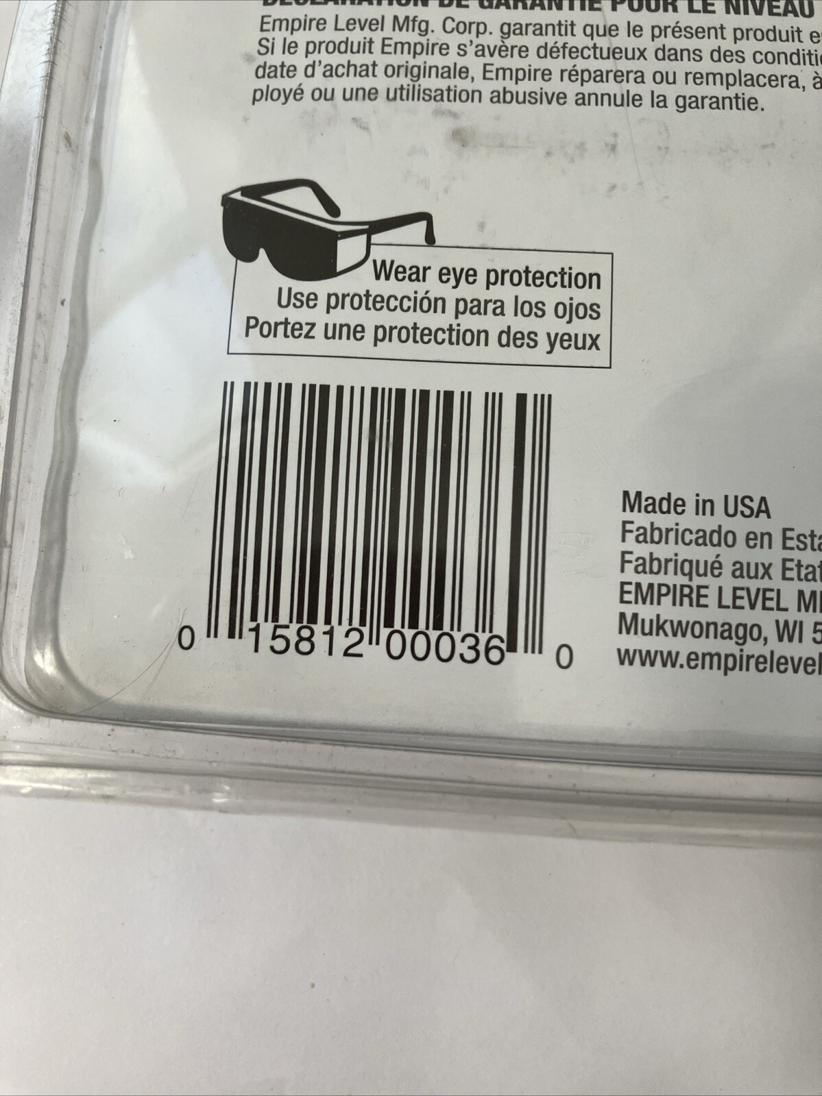 Empire Level 36 Magnetic Polycast Protractor