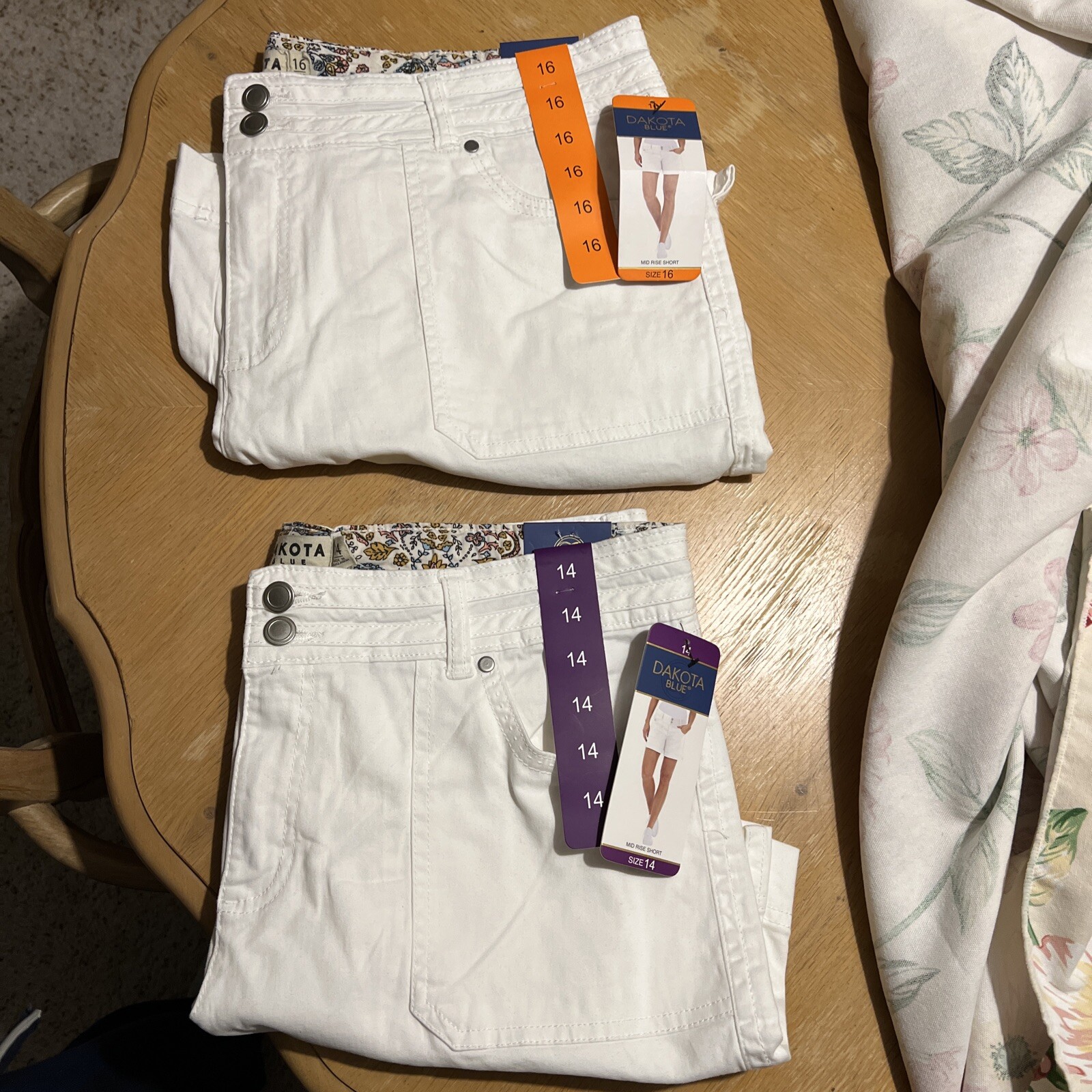 Women's Soft Stretch Casual Fit Mid Rise Shorts Colors & Sizes CHOICEs dakota