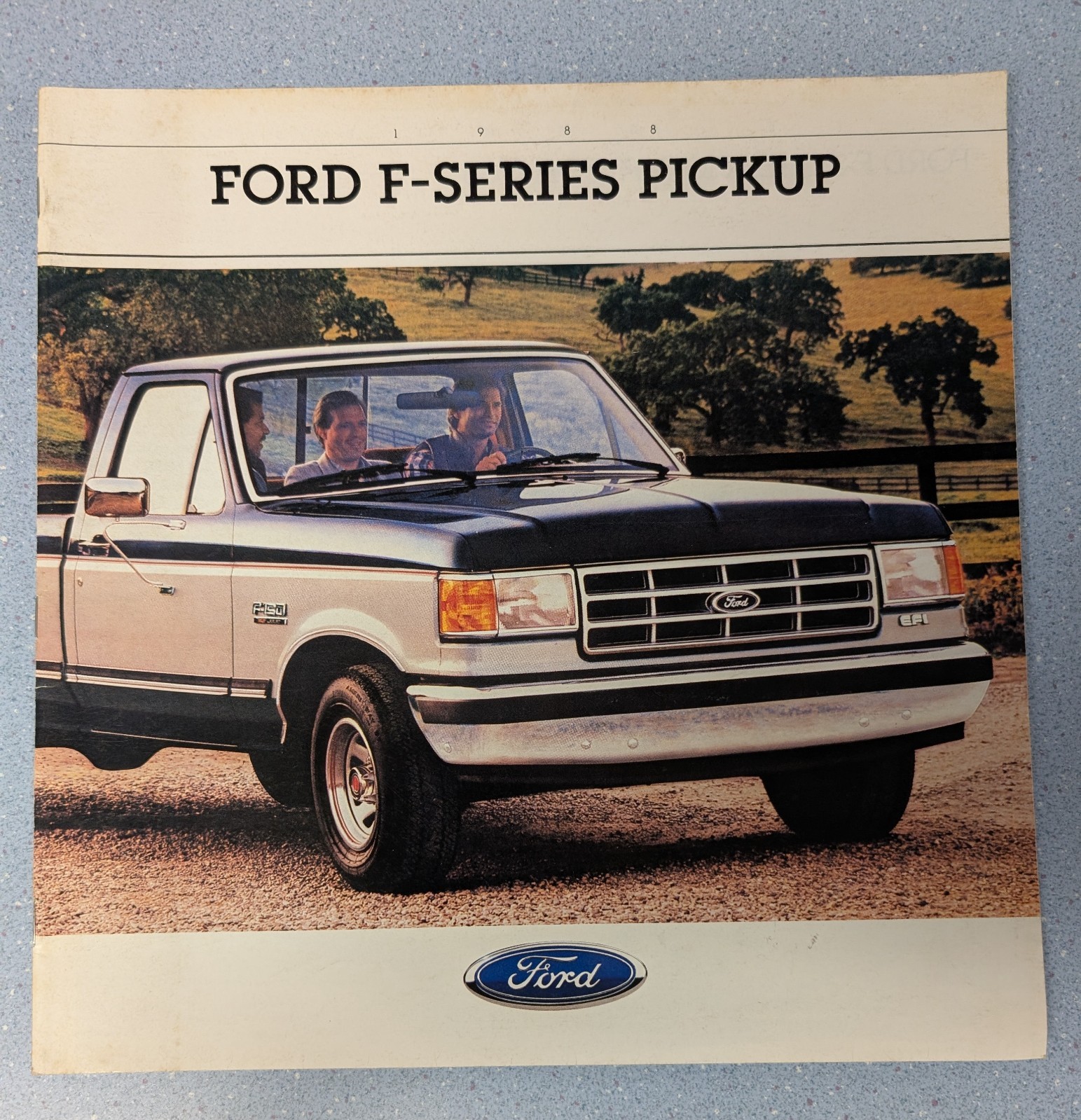 1988 Ford F-Series pickup color sales brochure