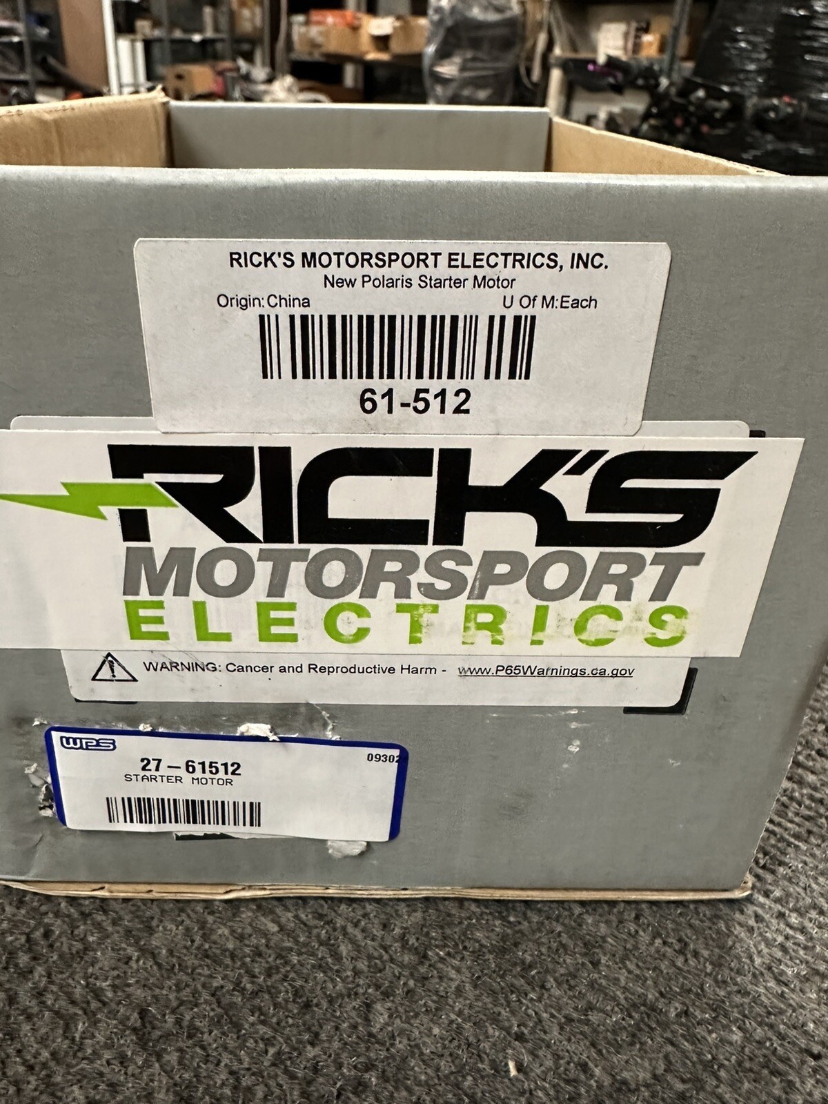 Ricks 61-512 Electric Starter Motor fits Polaris Sportsman 850 XP 850 XP EPS