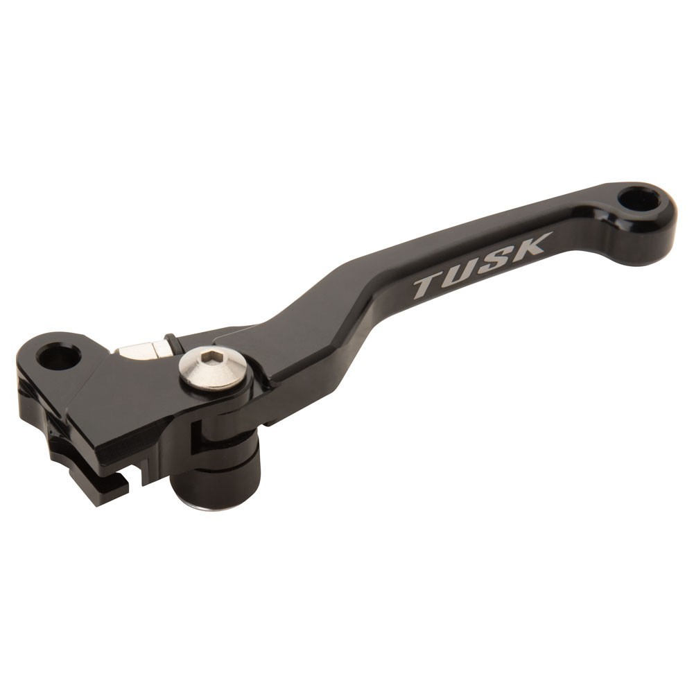 TUSK Folding Lever Set Black for Honda CRF250R 2007-2026 and CRF 450R 2007-2020