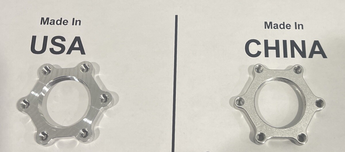 BMX Disc Brake rotor Adapter (BLACK) For The Small side of A Flipflop Hub!!