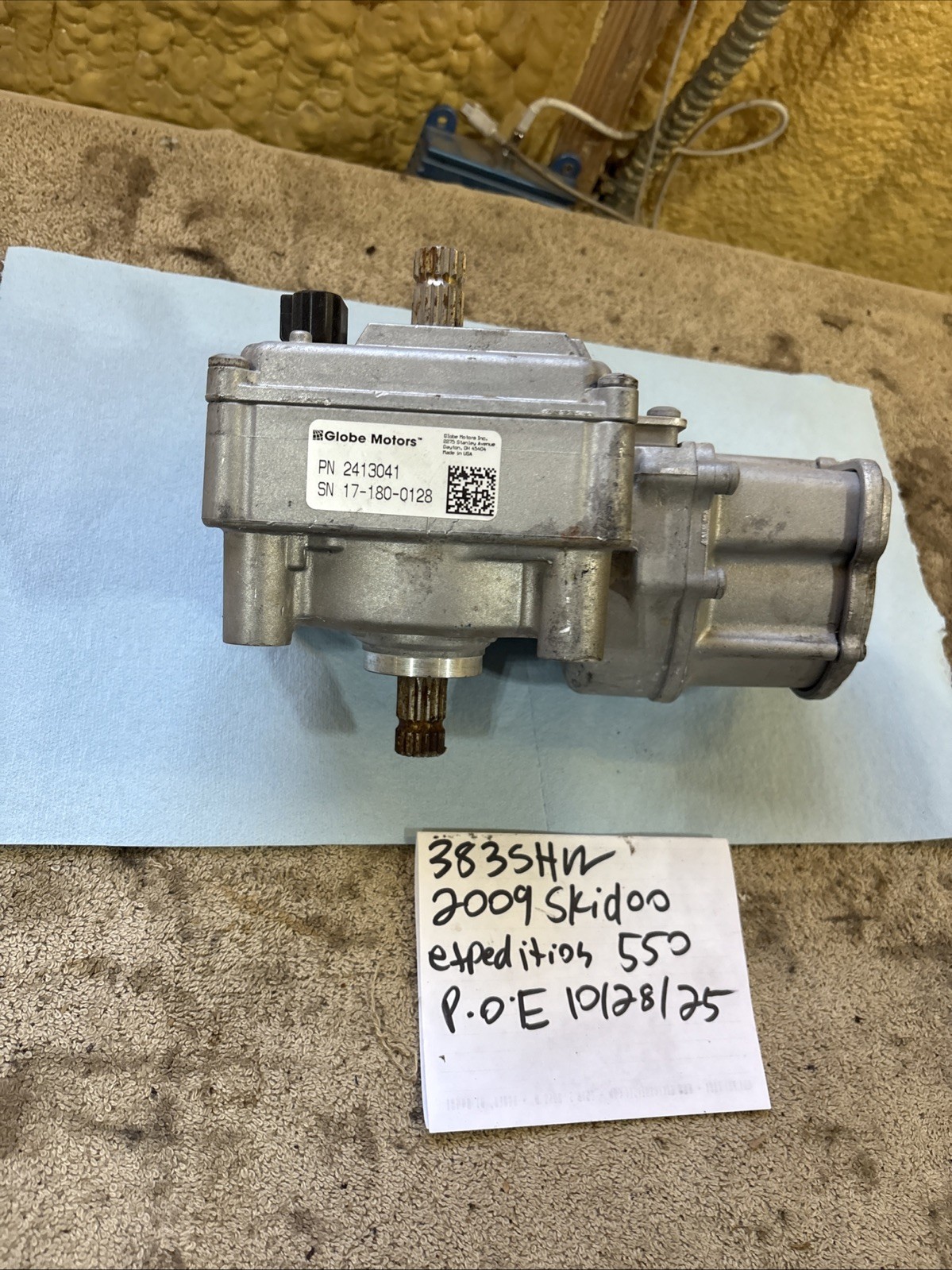 Power Steering Motor Gear Box 2016 Polaris RZR XP 1000 EPS 2413041 383