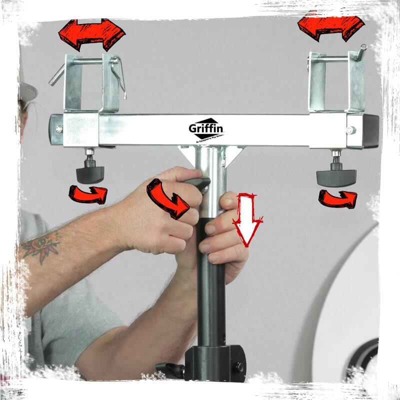 Crank Up Light Trussing Stands Truss System Speaker Mount DJ Booth Stage Holder