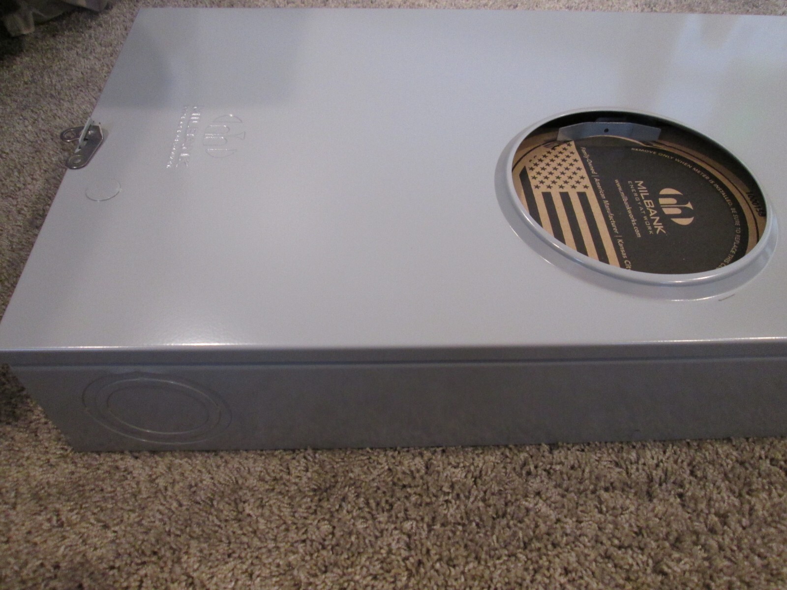 MILBANK meter can 320 amp - Single Phase - 4T BYPS U5161-X-K3L-K2L-BLG-AEPU