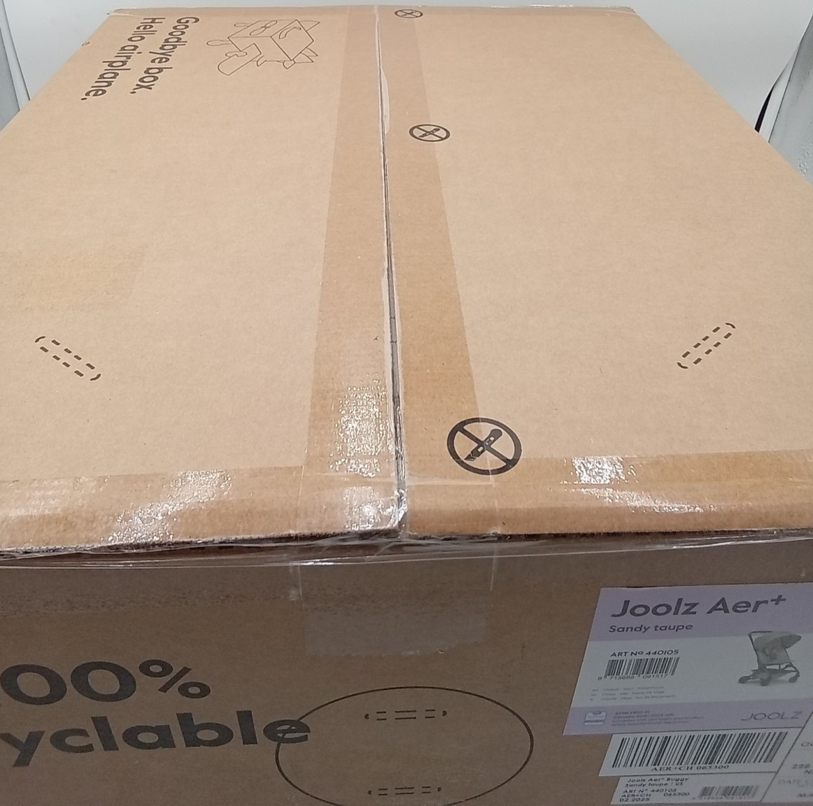 Joolz AER+ Lightweight & Compact Travel Stroller Sand Taupe