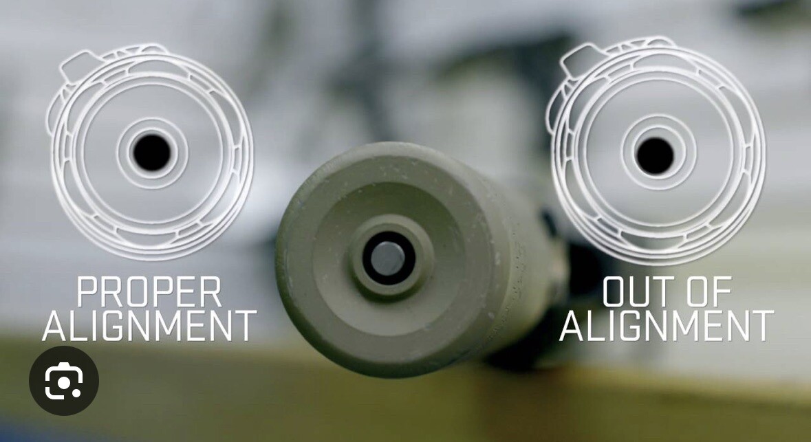 5.56/.223 Suppressor Alignment Rod Gauge Bore .22lr