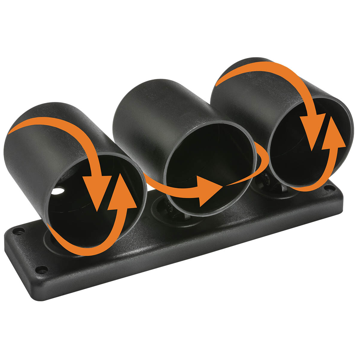 52mm Universal Triple Gauge Swivel Pod