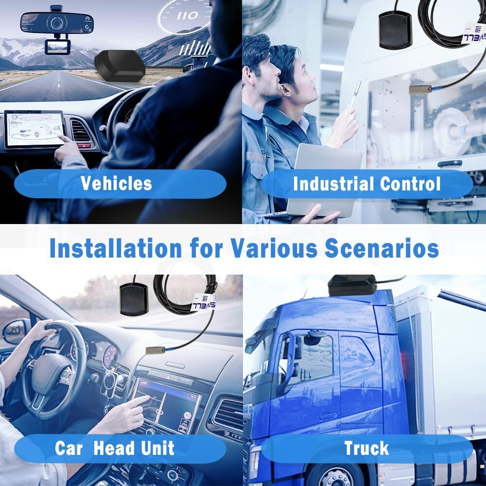 HRS GT5-1S Connection Dash Mount GPS Aerial Antenna for Kenwood DNX DMX Models