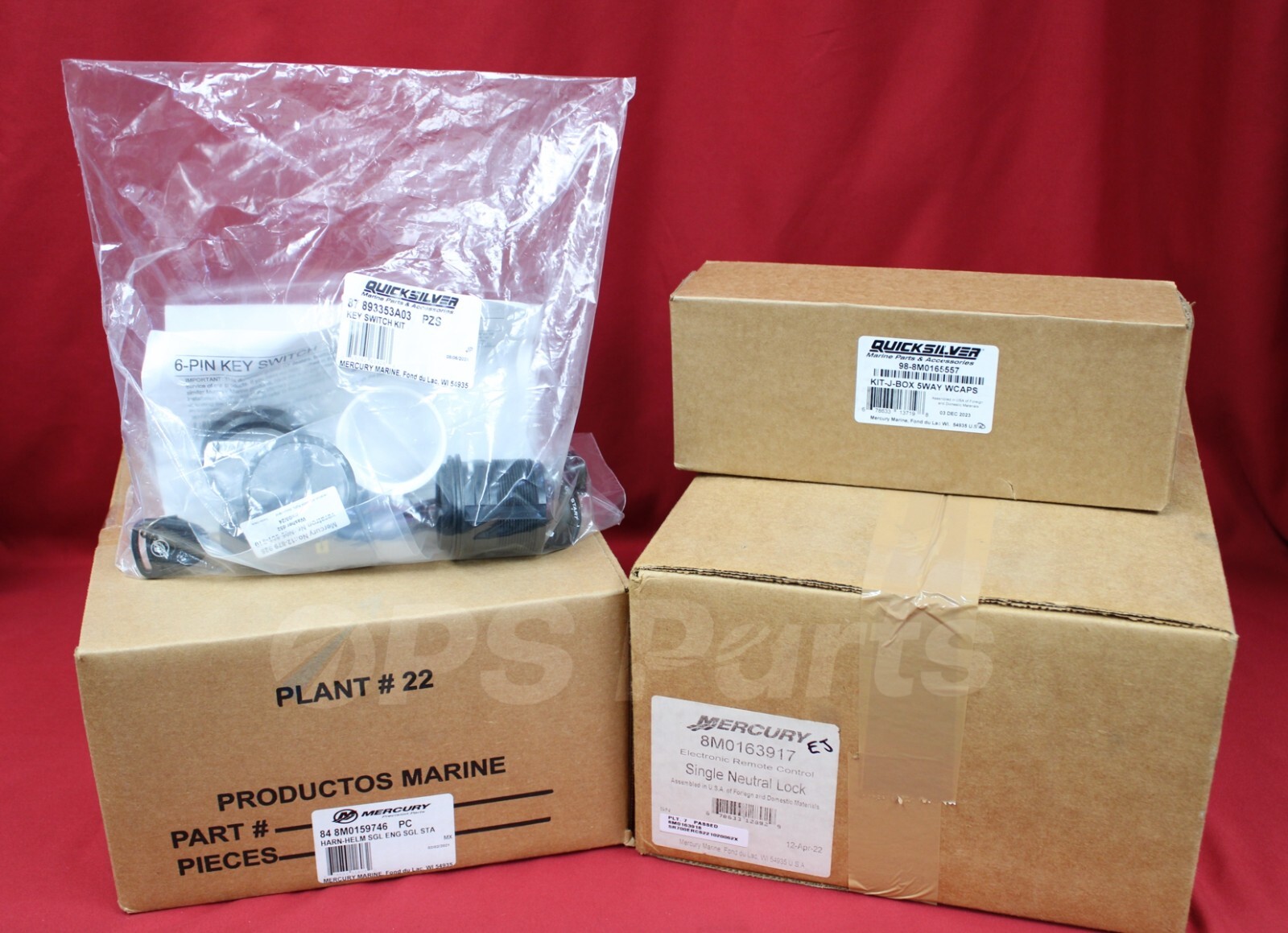 New/ OEM Mercury Verado Single Binnacle Kit DTS Rig Kit & Fuel Harness NEXT GEN.