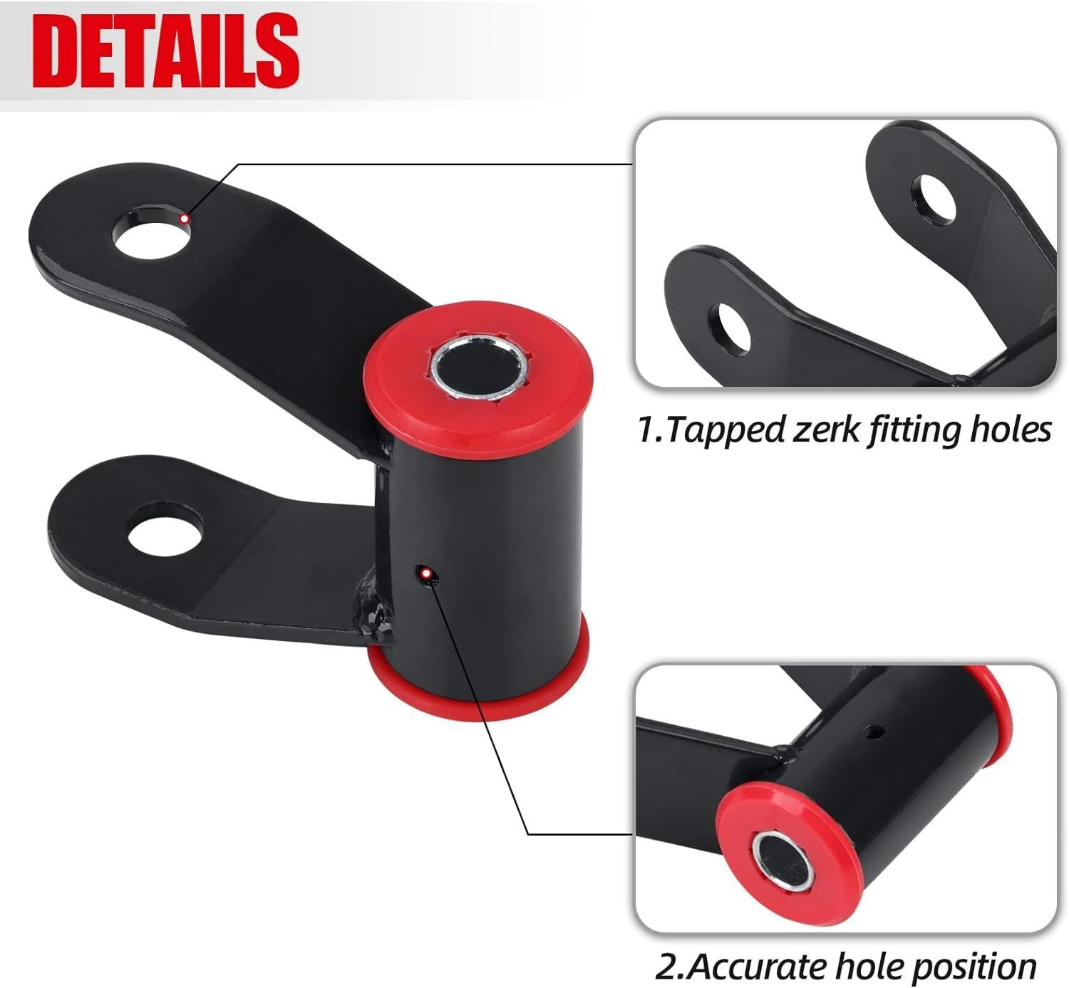 New 1" Rear Shackles Lift 710515 For 1988-2018 Chevy Silverado Sierra 1500 Truck