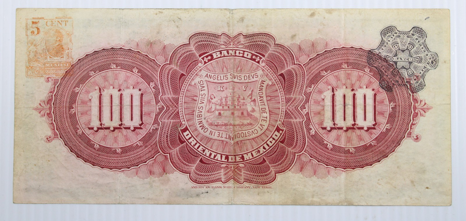 Banco Oriental de Mexico 1914 100 Pesos #0519