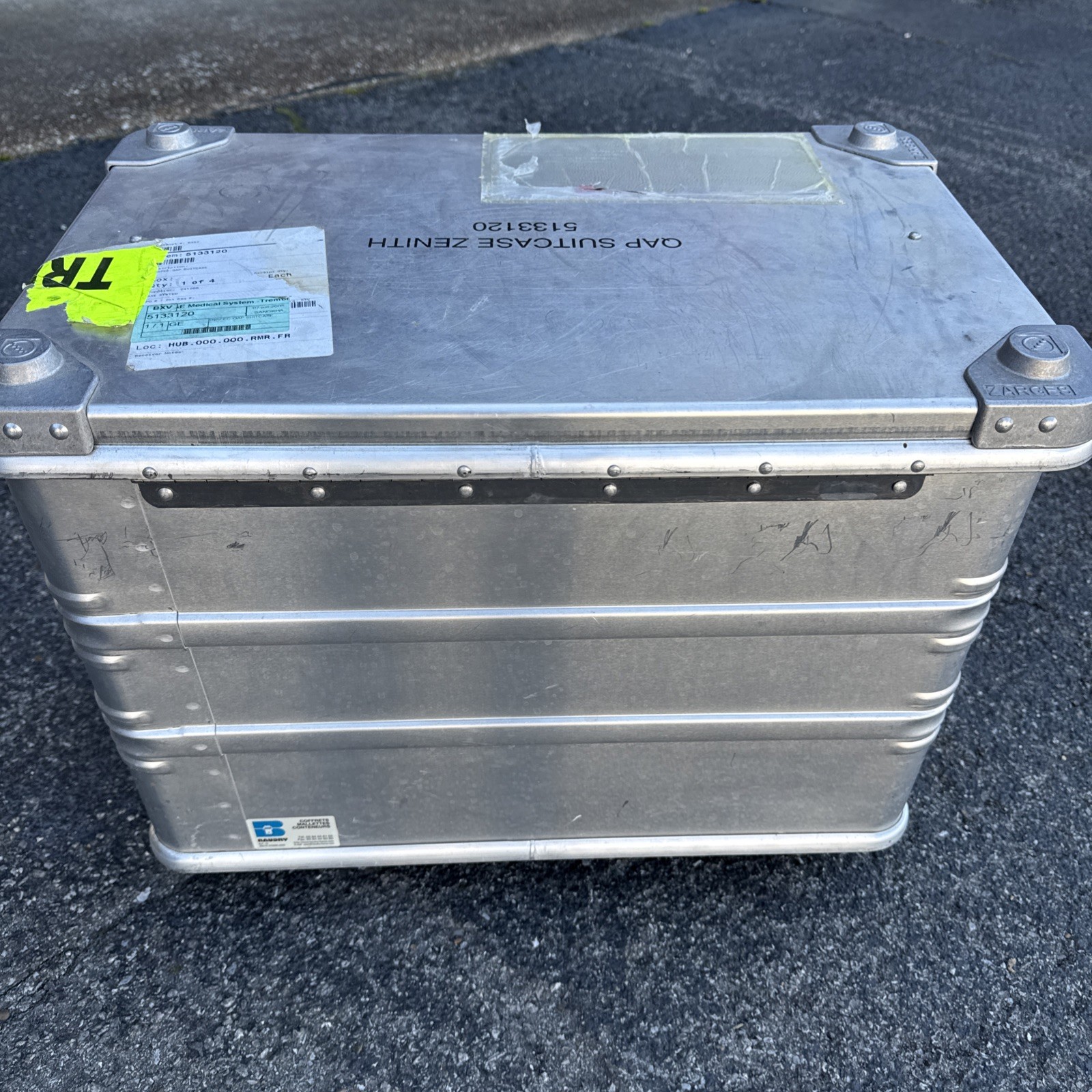 Zarges K470 Kiste Box Alukiste Alubox Transportkiste Lagerbox With Caster Wheels