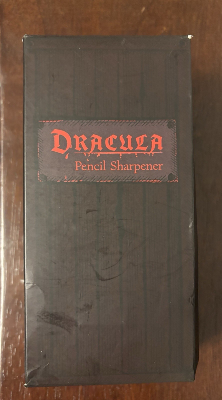 Dracula In Coffin Pencil Sharpener Lootcrate exclusive- damage box