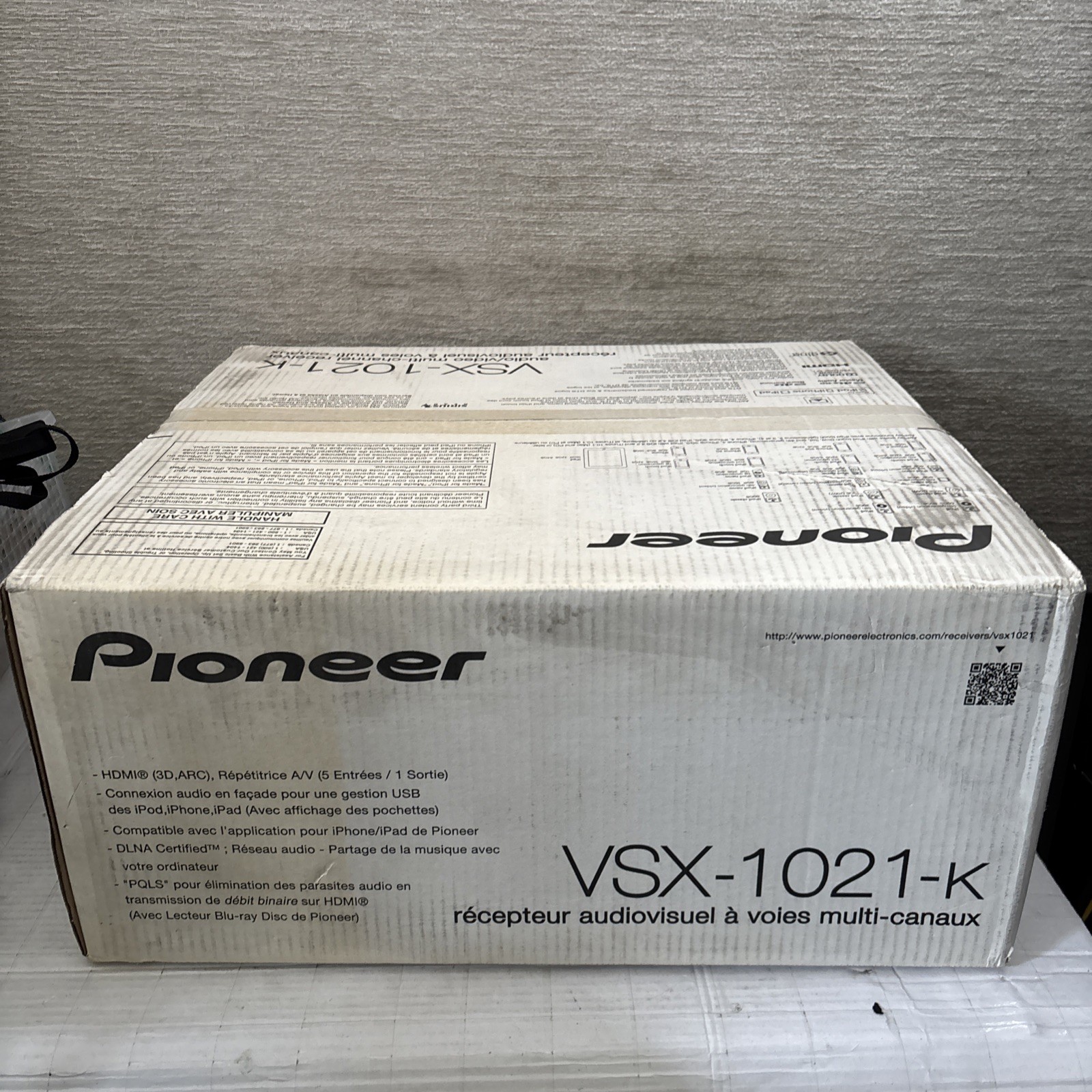 Pioneer VSX‑1021‑K Audio/Video Mult-Channel Receiver 3D-ready HDMI Apple AirPlay