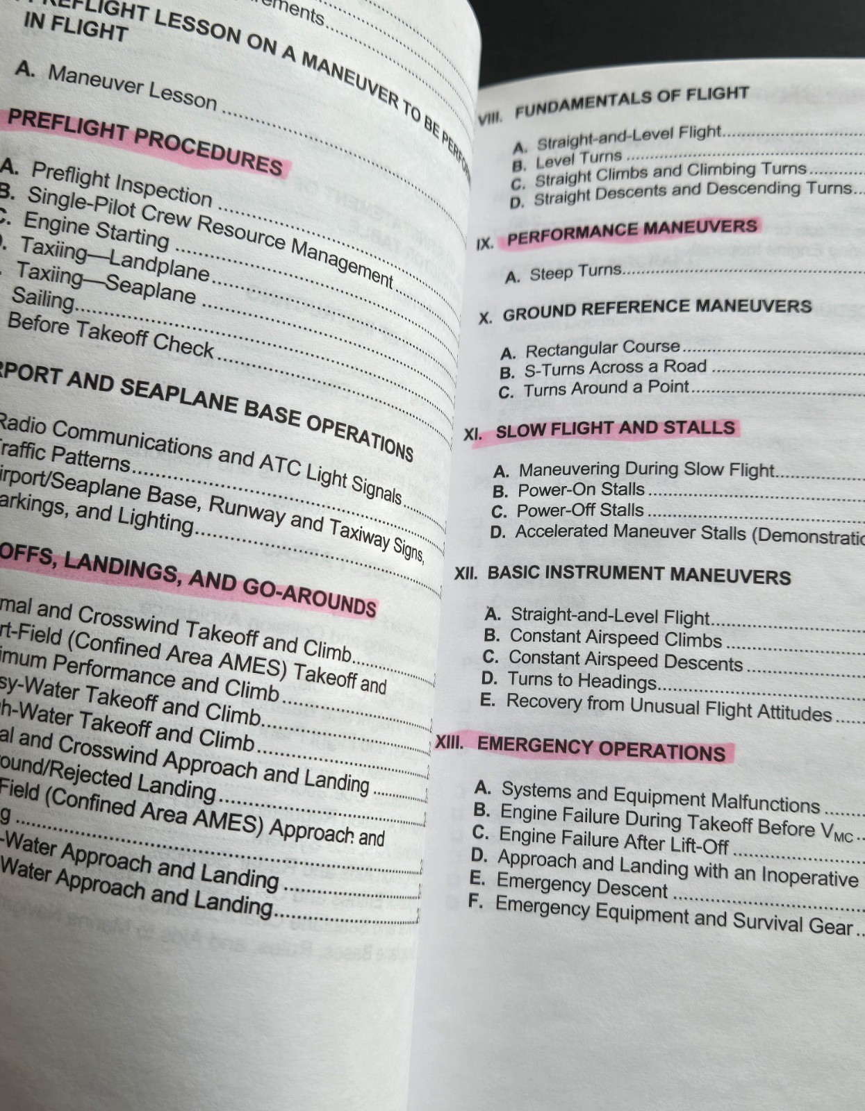 ASA Practical Test Standards Flight Instructor Commercial Pilot Multi-Engine FAA
