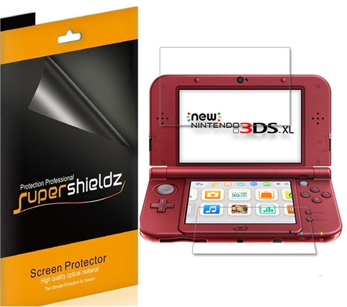 3XSupershieldz Clear LCD Screen Protector for New Nintendo 3DS XL (2015 Version)