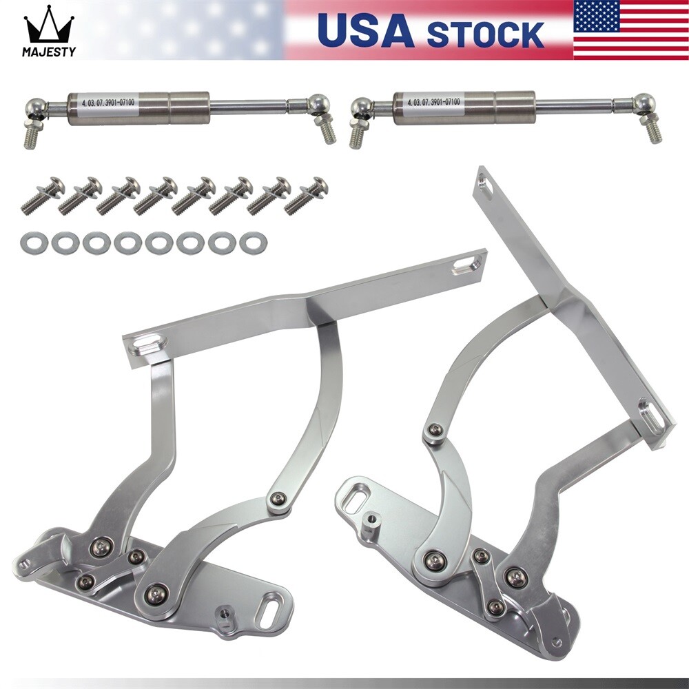 Billet Hood Hinge Kit Pair For Chevrolet Camaro & Pontiac Firebird 1970-1981
