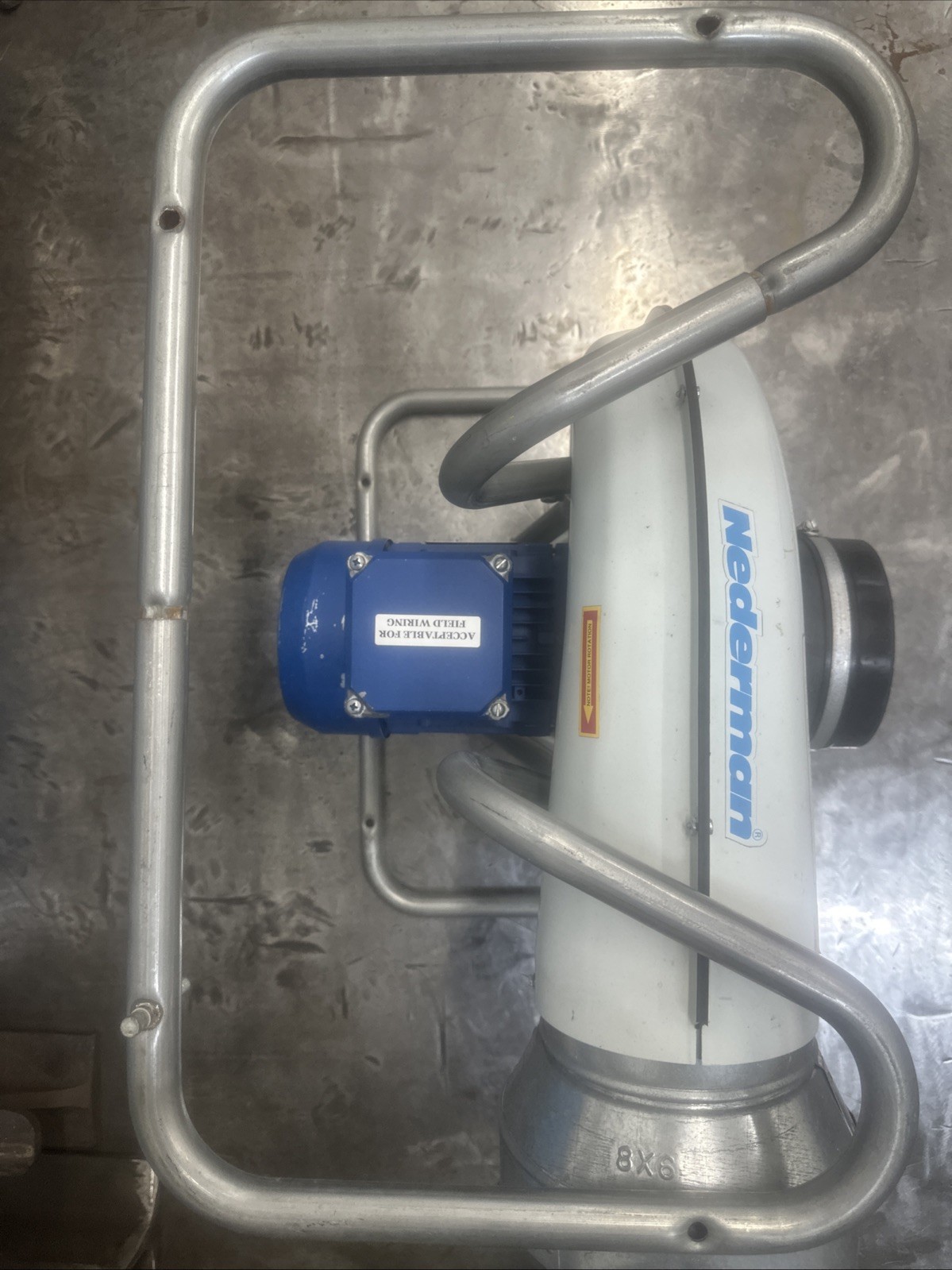 Fan Exhaust Fan Nederman 14511022 N24 Fan Assembly 230/460V 3 Phase 60HZ 1.5 HP