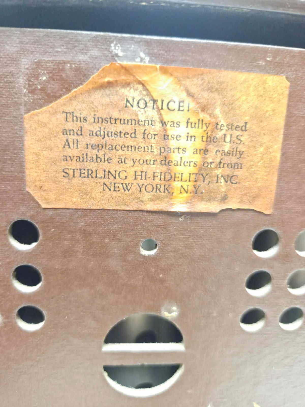 Vintage Nordmende / Sterling “Kadett 57 USA” Tube Radio Powers On, Tunes