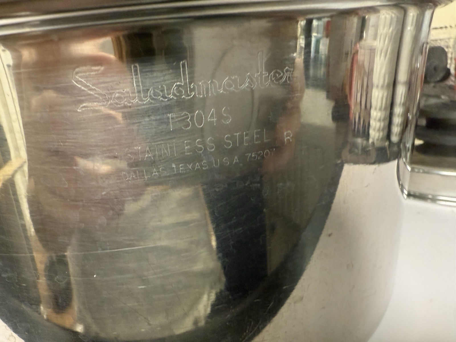 Vintage Saladmaster T304S Stainless Steel Casserole Roaster w Lid Dallas TX