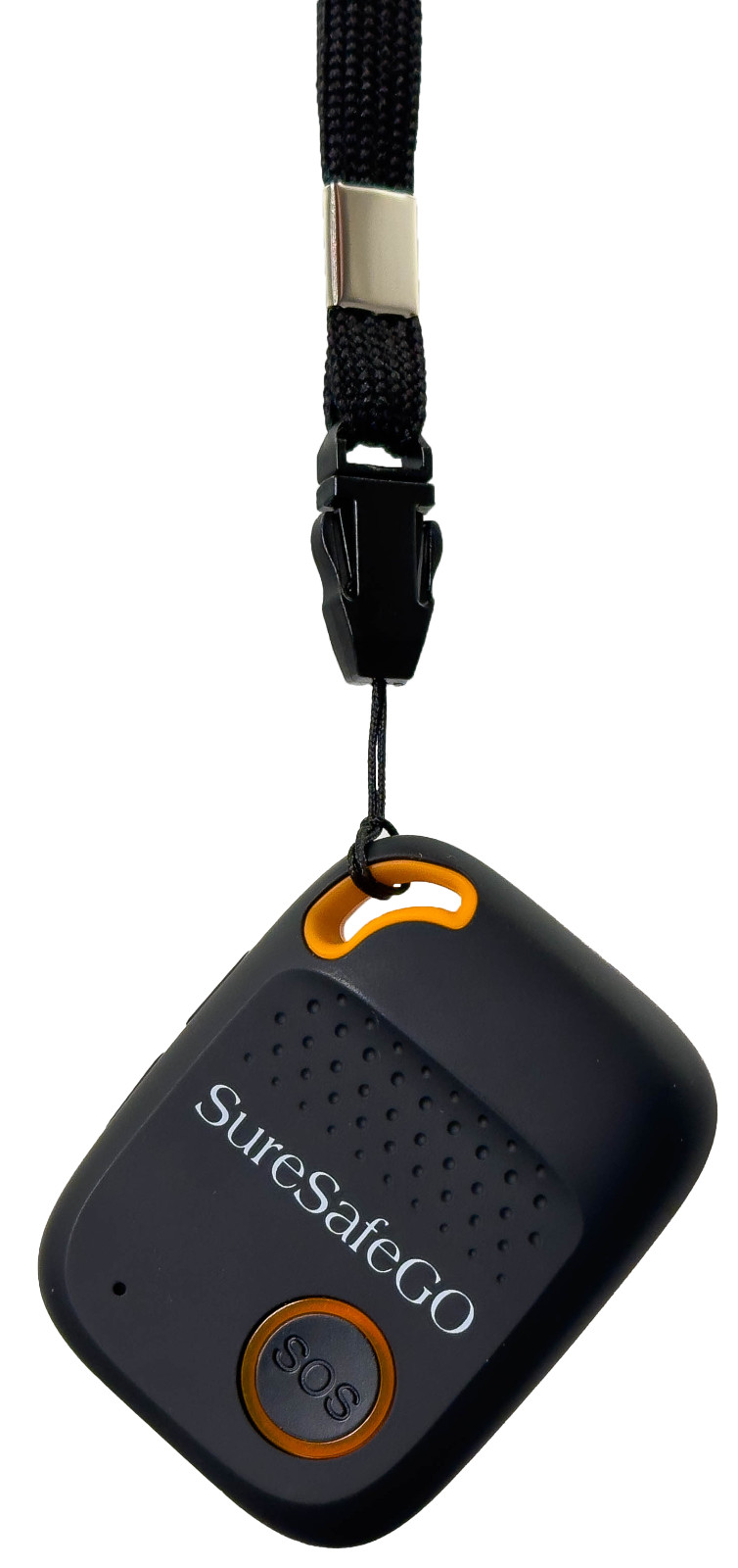 SureSafeGO Medical Alert System That Calls Family & Friends (Black)