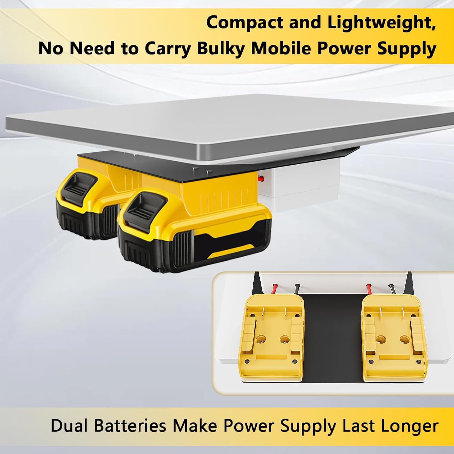 Starlink Mini Battery Adapter for Dewalt Battery, Starlink Mini Battery Pack