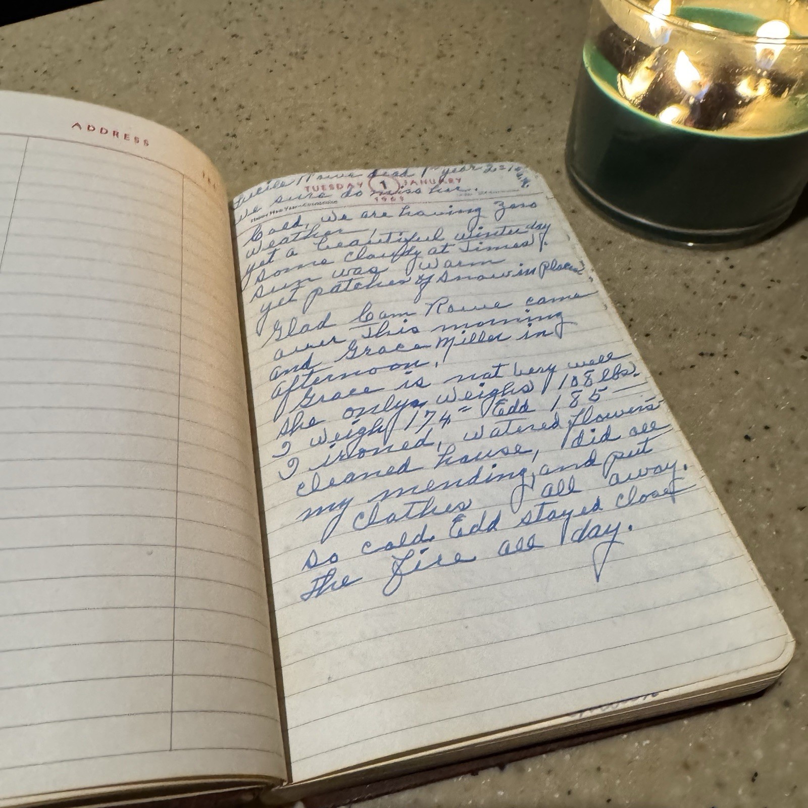 VTG Diary Handwritten JFK President John Kennedy Death Jack Ruby Womans Journal