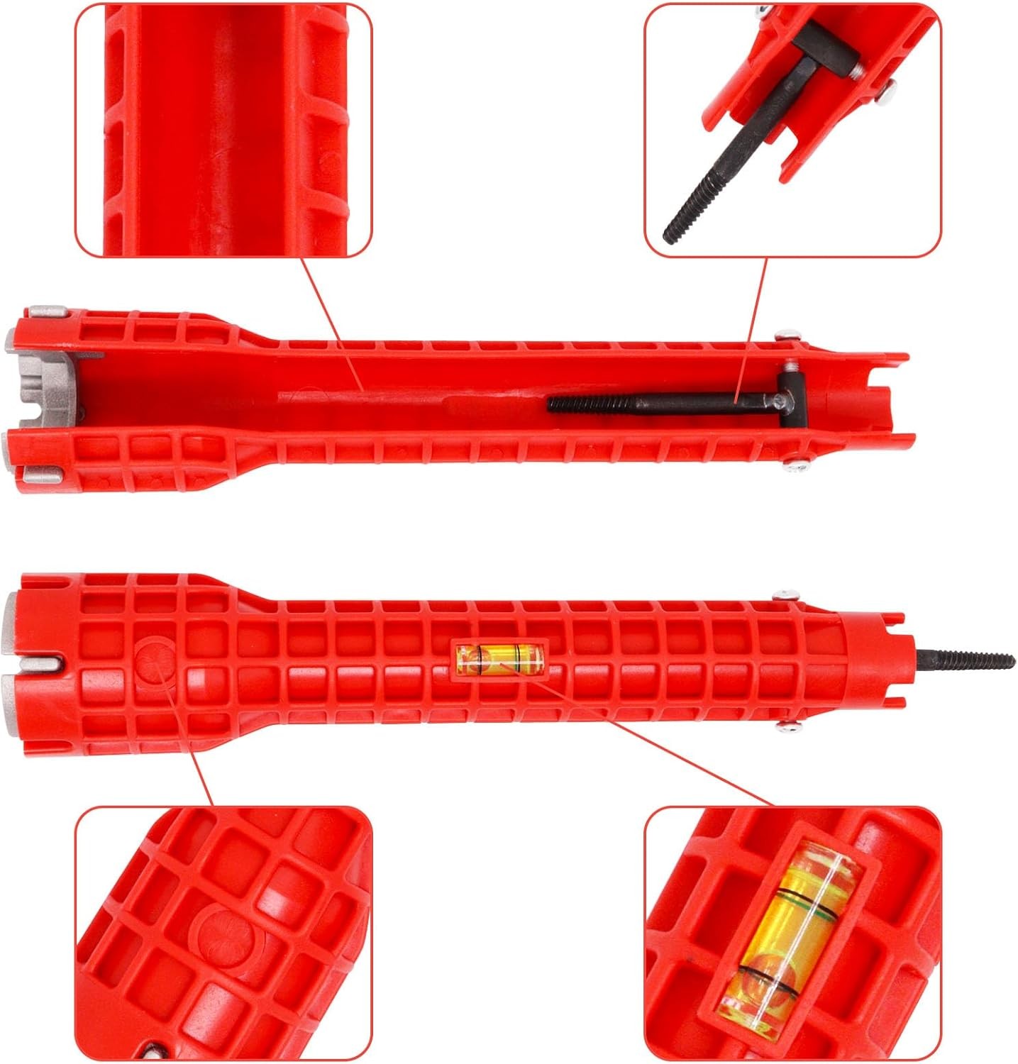 8 IN 1 Multi tool Faucet Sink Installer Pipe Wrench For Plumbers & Homeowners