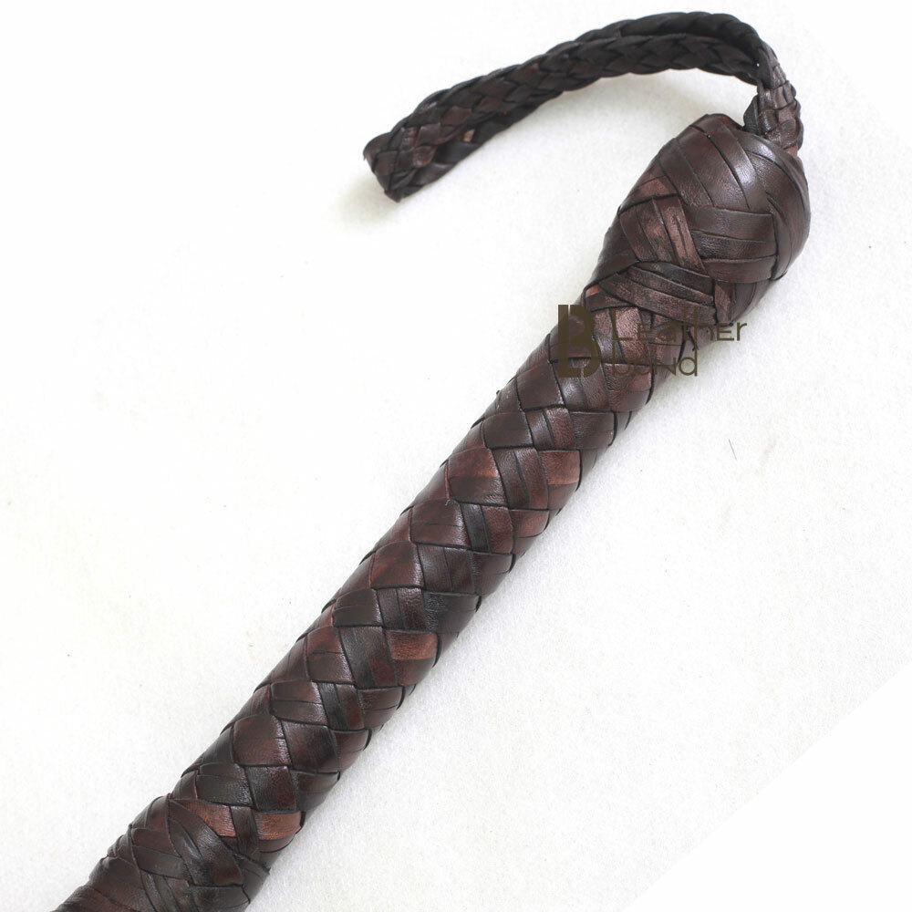 Kangaroo Hide Leather 06 to 16 Foot 12 Plaits Bull Whip Indiana Jones Bullwhip