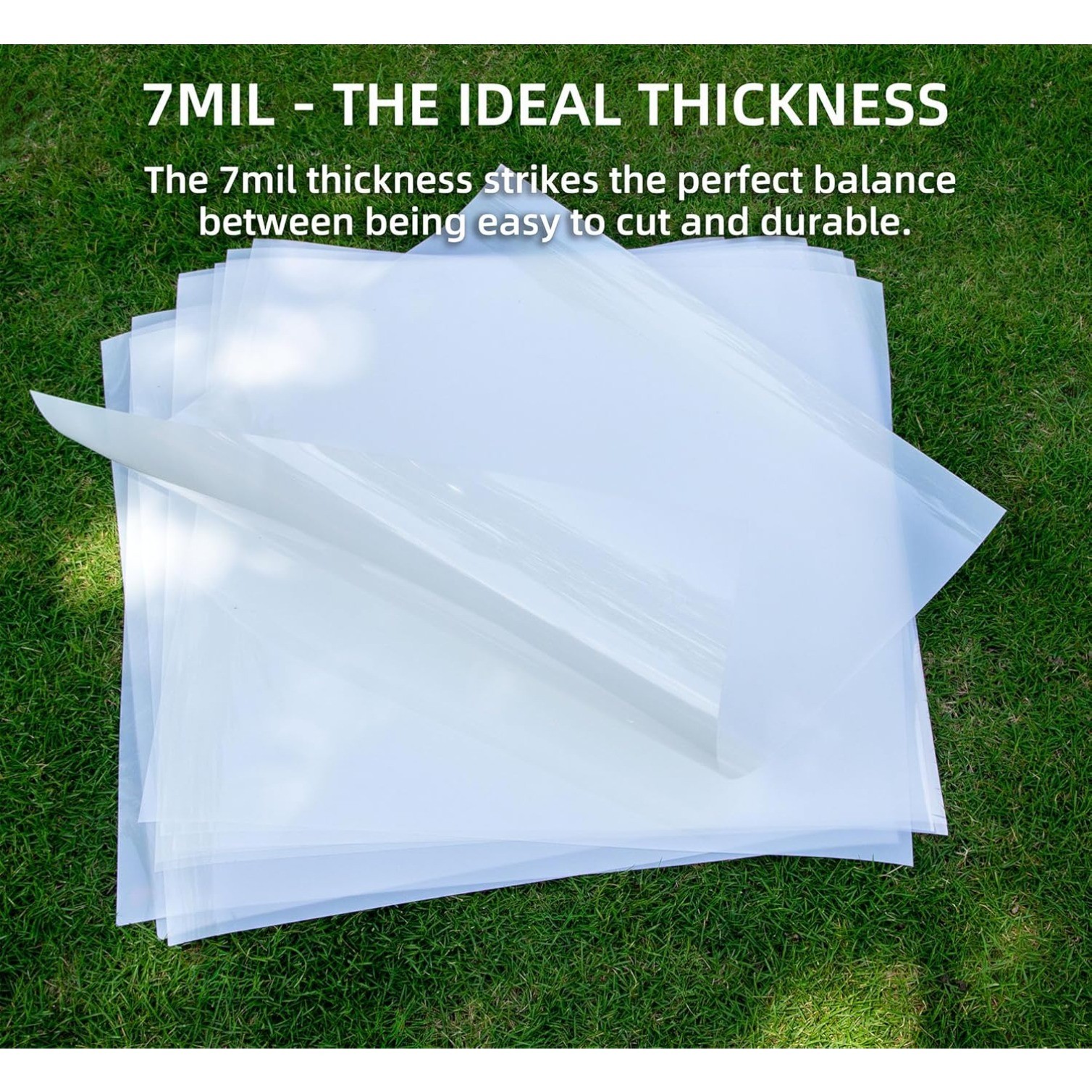 10 PCS 12X12 inch 10mil Blank Mylar Stencil Sheets,Milky Translucent PET Blank