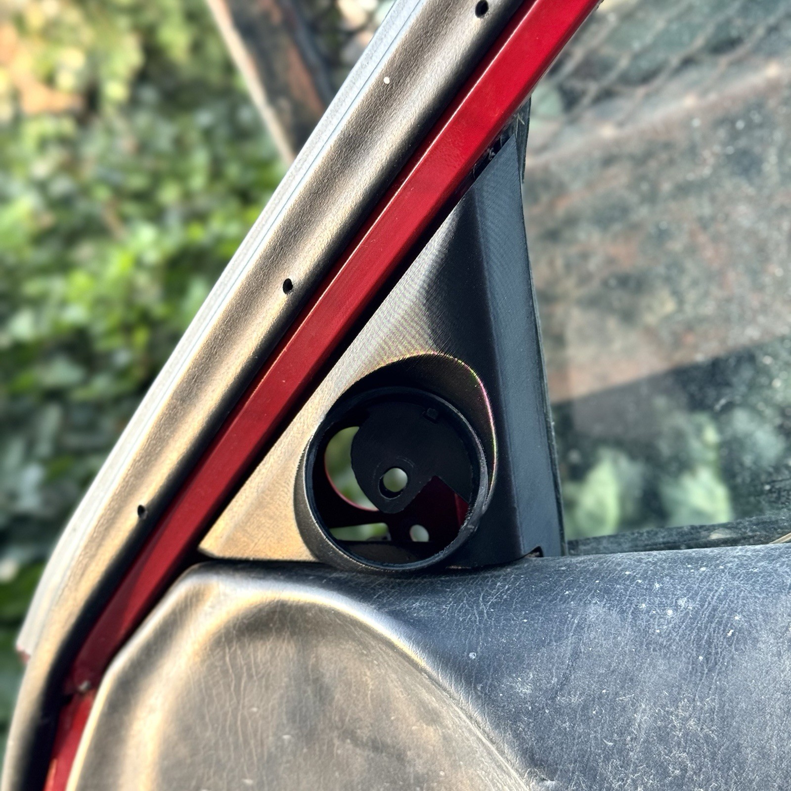 EK Civic 96-98 tweeter mirror cover PAIR 43mm COUPE HATCH 2 3 Door speaker mount