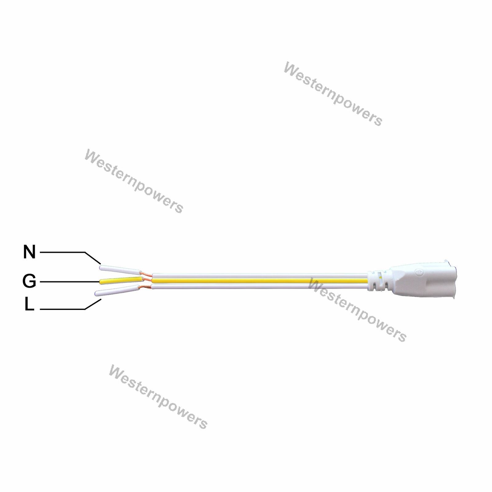 4x Westernpowers 36W LED Shop Light Fixture Work Garage Light 6000K White 4FT